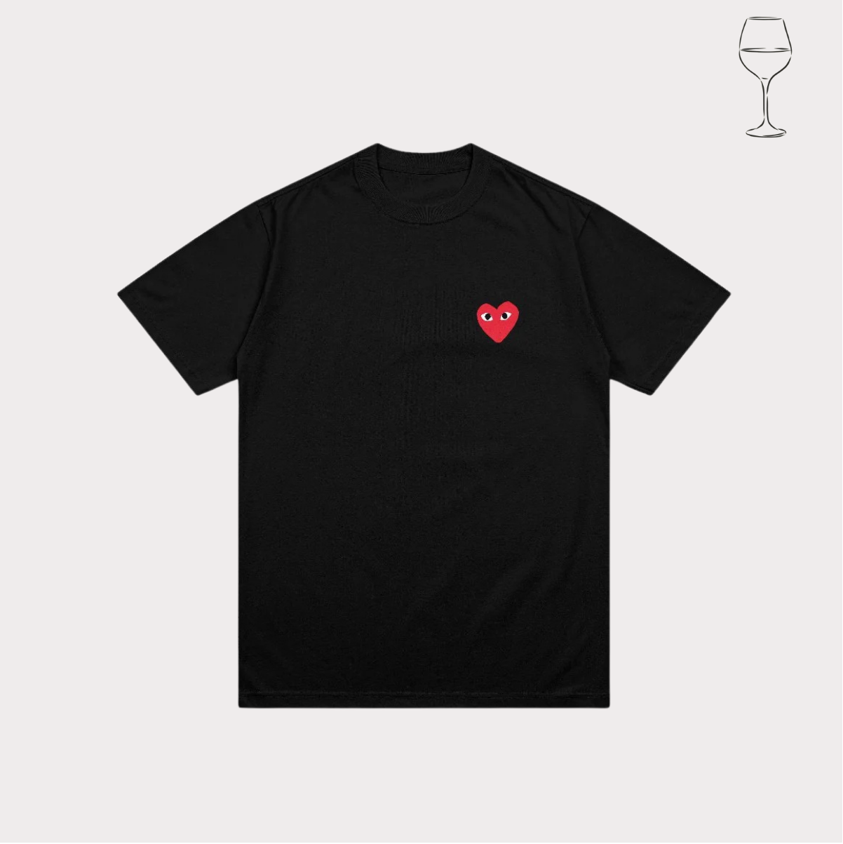 Camisa “Red Heart” CDG