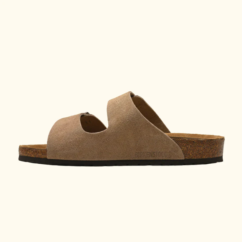 Sandália "Arizona" Birkenstock Camurça